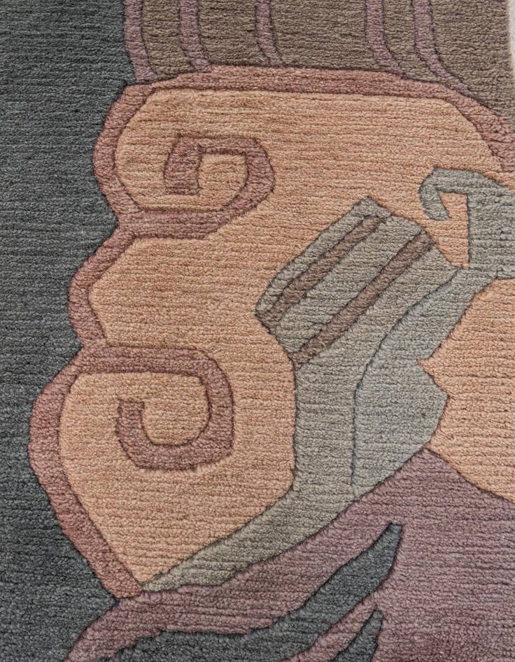 Detail image of  8' 3 x 11' 4  Hand Knotted Tibet Wool Rug