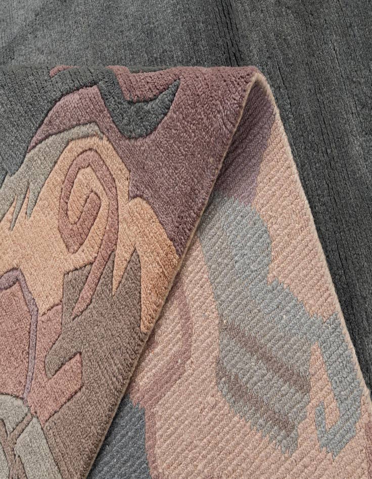 Detail image of  8' 3 x 11' 4  Hand Knotted Tibet Wool Rug