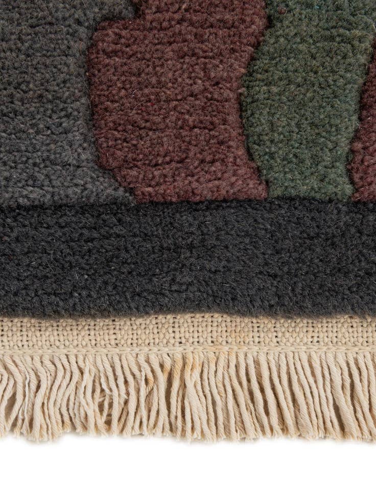 Detail image of  6' 8 x 9' 9  Hand Knotted Tibet Wool Rug