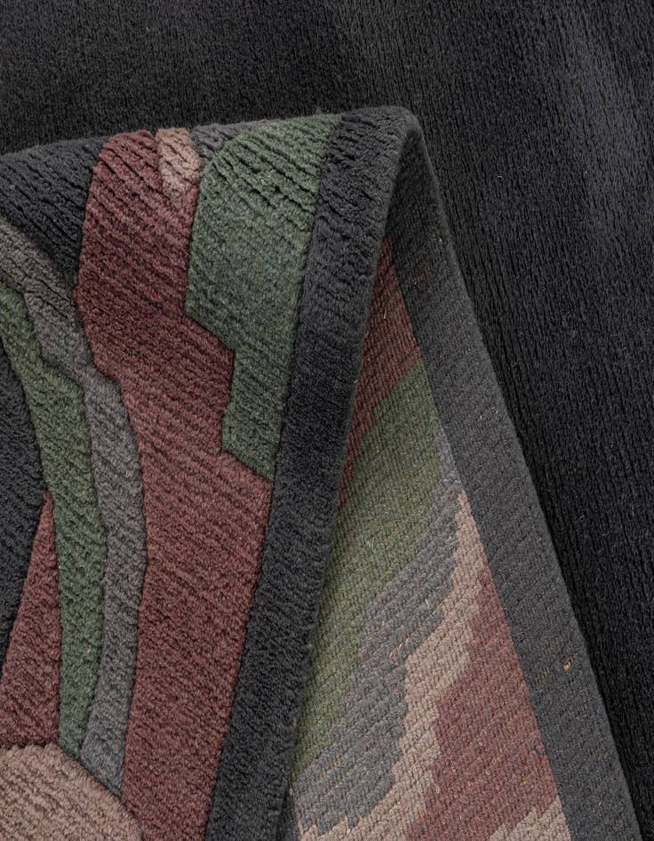 Detail image of  6' 8 x 9' 9  Hand Knotted Tibet Wool Rug