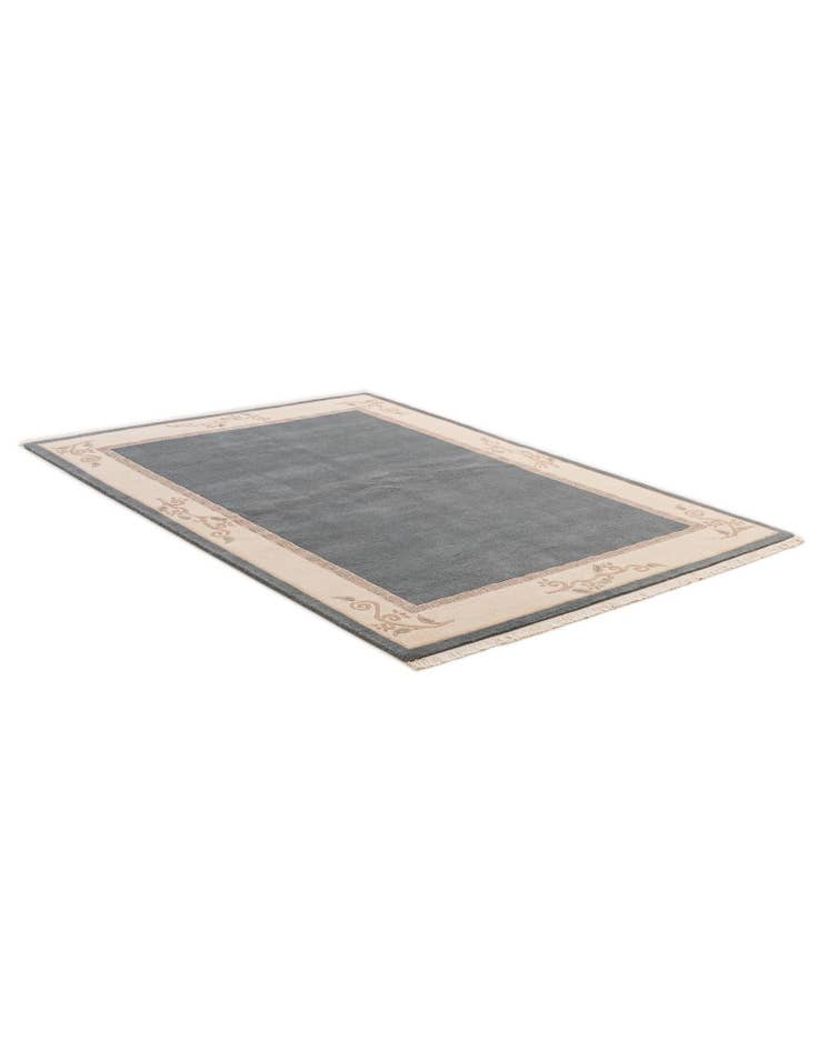 Detail image of  5' 7 x 7' 10  Hand Knotted Tibet Wool Rug