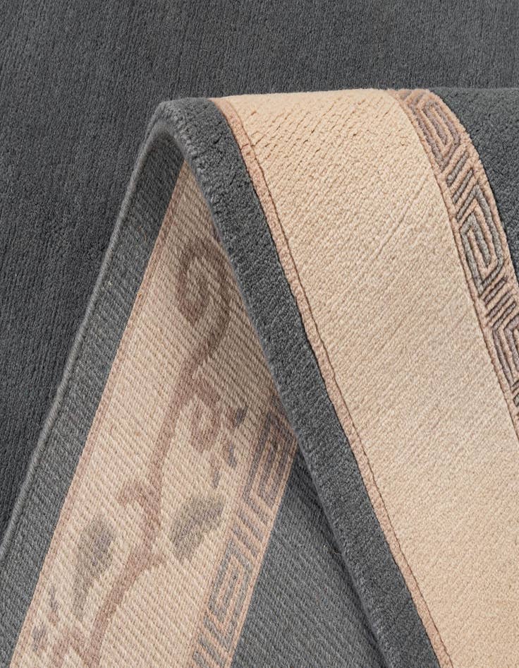 Detail image of  5' 7 x 7' 10  Hand Knotted Tibet Wool Rug