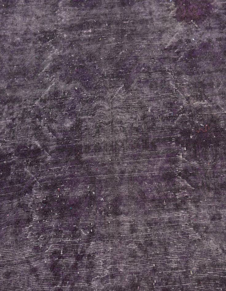 Detail image of  6' 4 x 9'  Hand Knotted Ultra Vintage Persian Wool Rug