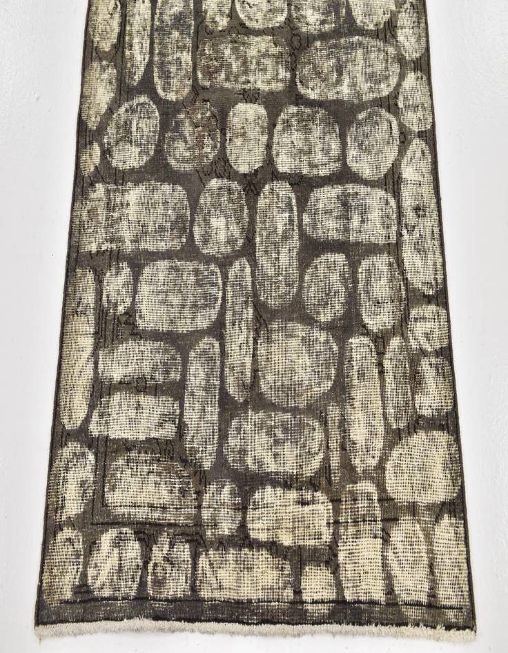 Detail image of  3' 2 x 4' 9  Hand Knotted Ultra Vintage Persian Wool Rug