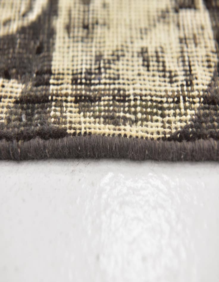 Detail image of  3' 2 x 4' 9  Hand Knotted Ultra Vintage Persian Wool Rug