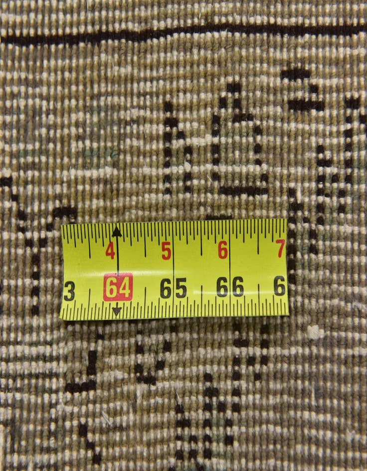 Detail image of  3' 2 x 4' 9  Hand Knotted Ultra Vintage Persian Wool Rug