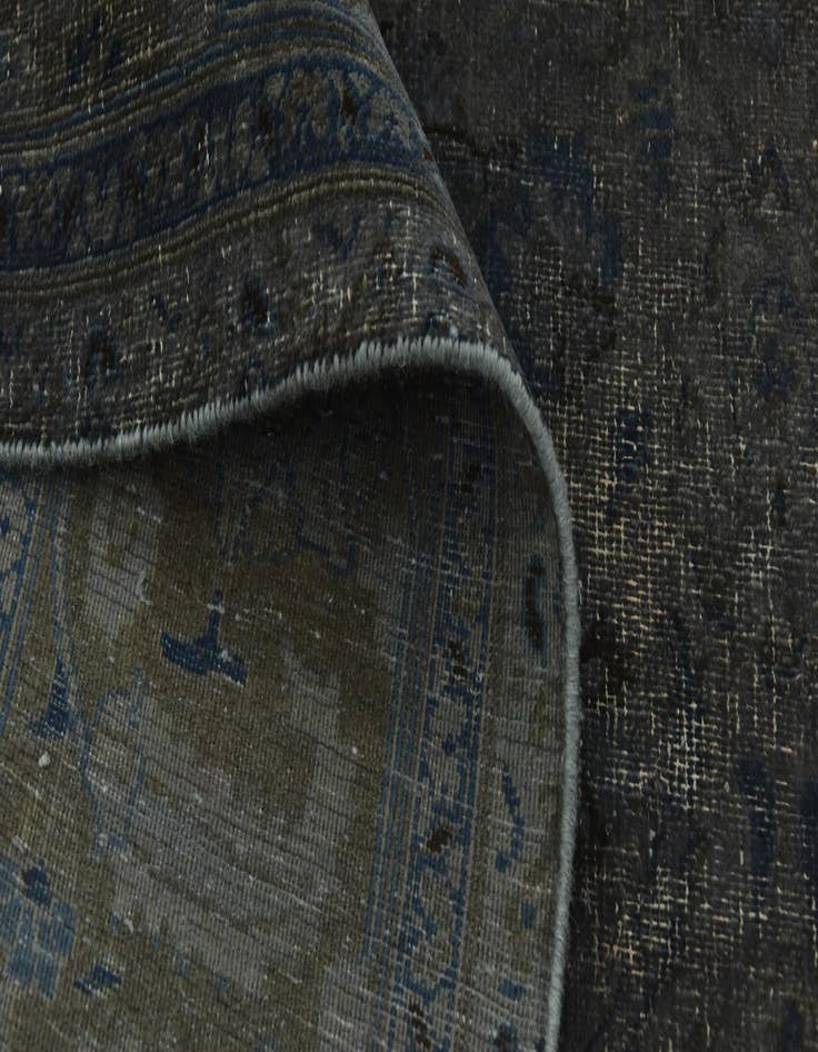 Detail image of  9' x 12'  Hand Knotted Ultra Vintage Persian Wool Rug