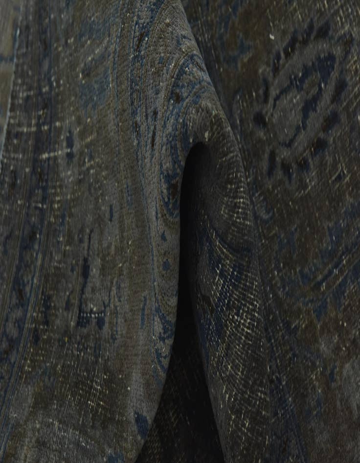 Detail image of  9' x 12'  Hand Knotted Ultra Vintage Persian Wool Rug