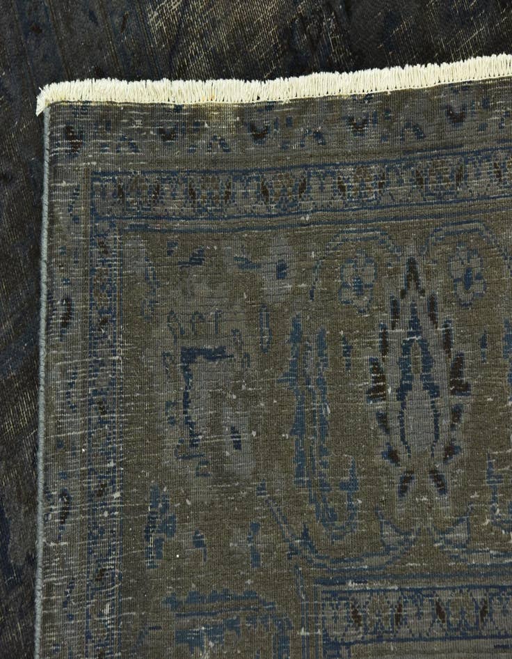 Detail image of  9' x 12'  Hand Knotted Ultra Vintage Persian Wool Rug