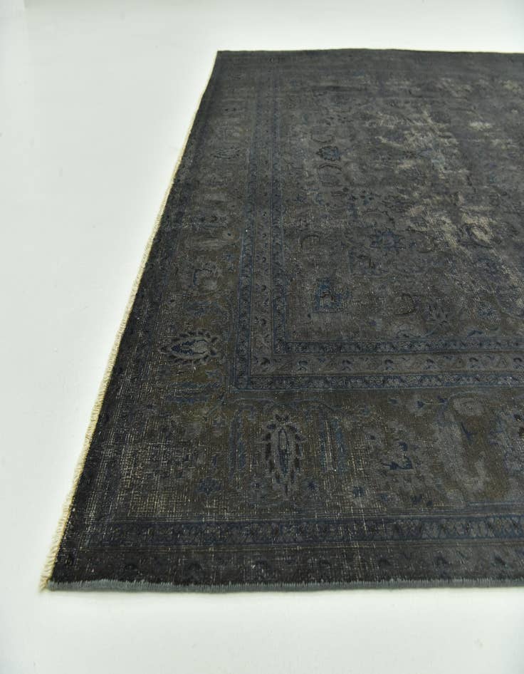 Detail image of  9' x 12'  Hand Knotted Ultra Vintage Persian Wool Rug