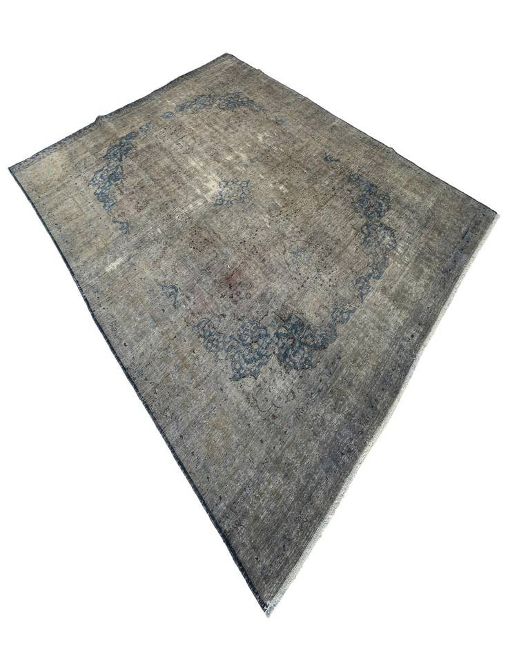 Detail image of  9' 8 x 12' 2  Hand Knotted Ultra Vintage Persian Wool Rug