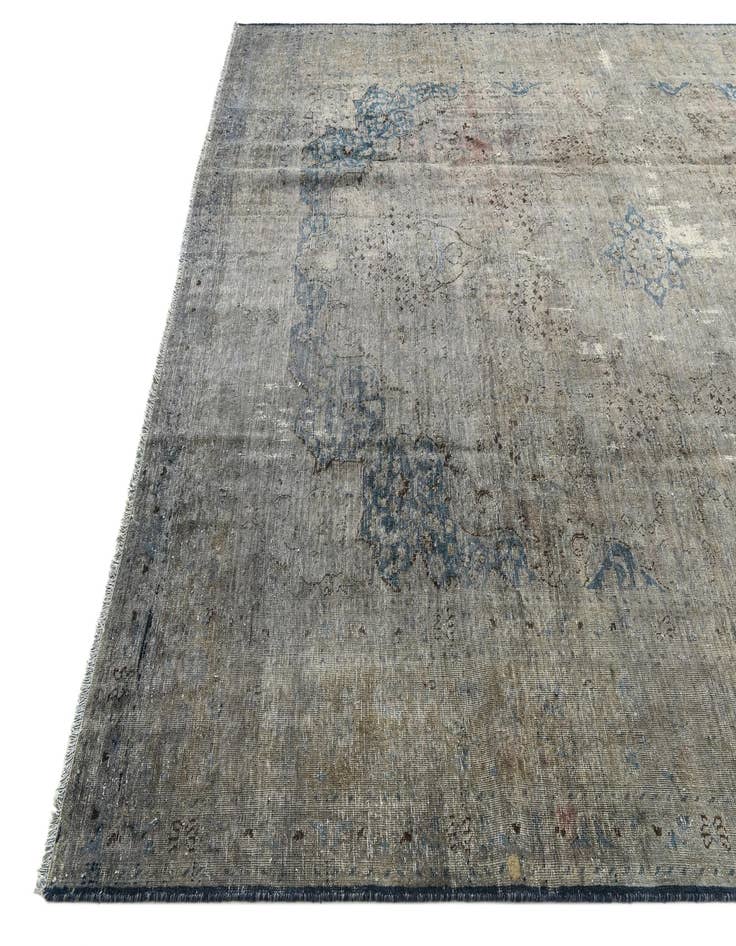 Detail image of  9' 8 x 12' 2  Hand Knotted Ultra Vintage Persian Wool Rug