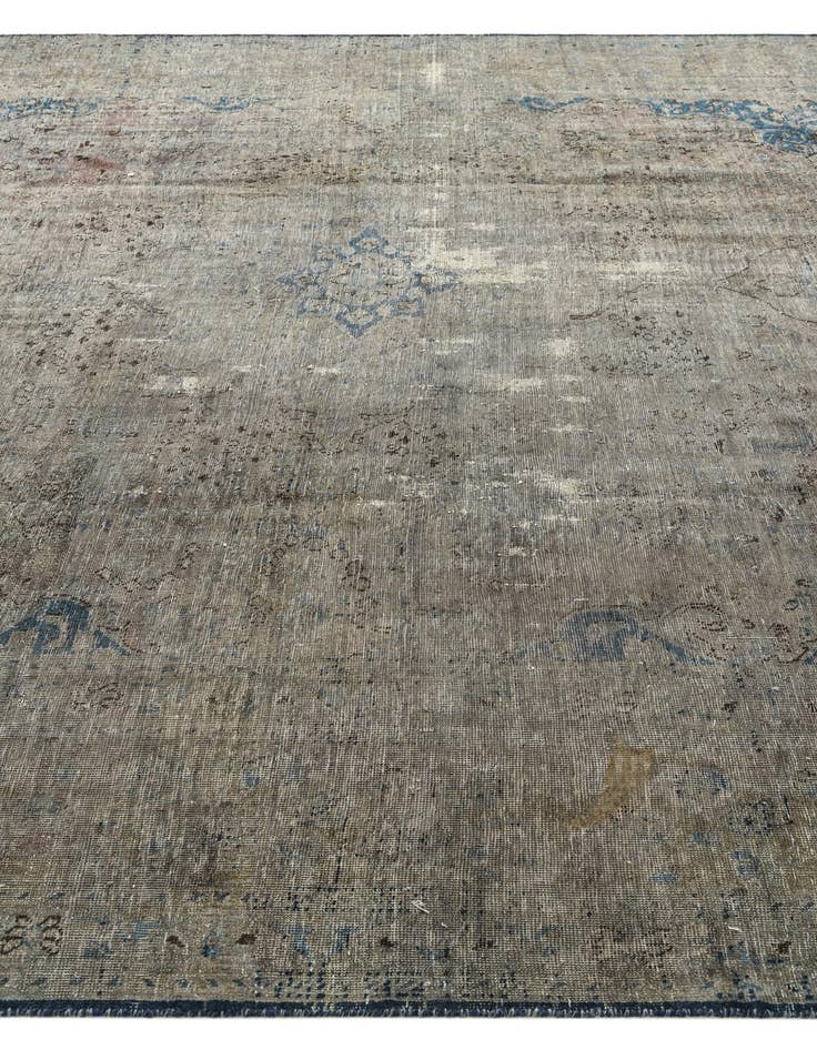 Detail image of  9' 8 x 12' 2  Hand Knotted Ultra Vintage Persian Wool Rug