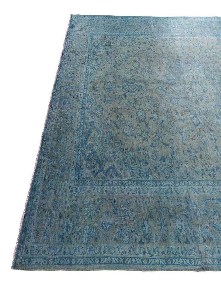 Detail image of  8' x 11' 10  Hand Knotted Ultra Vintage Persian Wool Rug