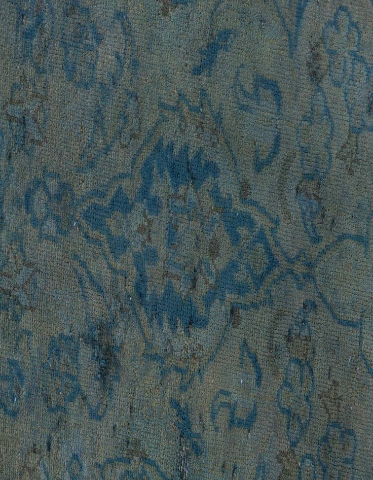 Detail image of  8' x 11' 10  Hand Knotted Ultra Vintage Persian Wool Rug