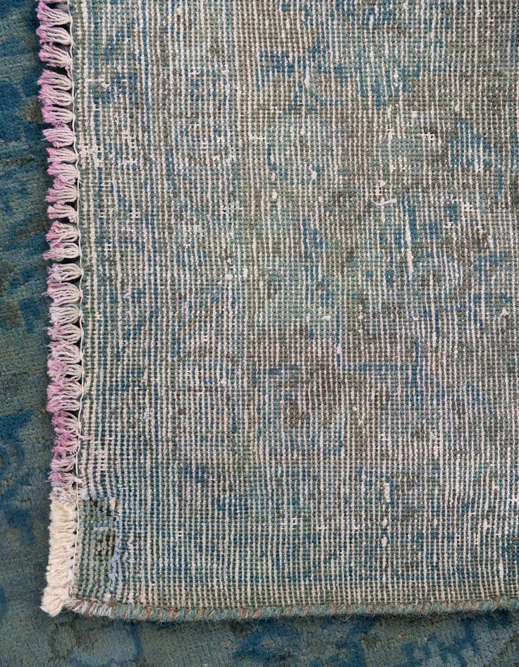 Detail image of  8' x 11' 10  Hand Knotted Ultra Vintage Persian Wool Rug