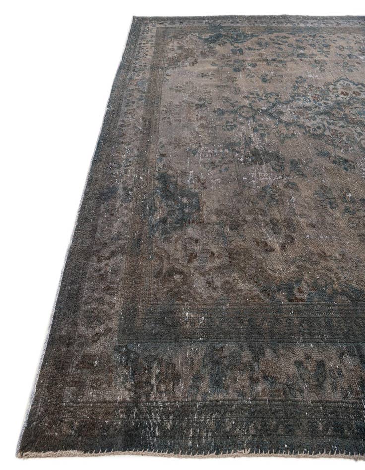 Detail image of  10' 4 x 13' 7  Hand Knotted Ultra Vintage Persian Wool Rug