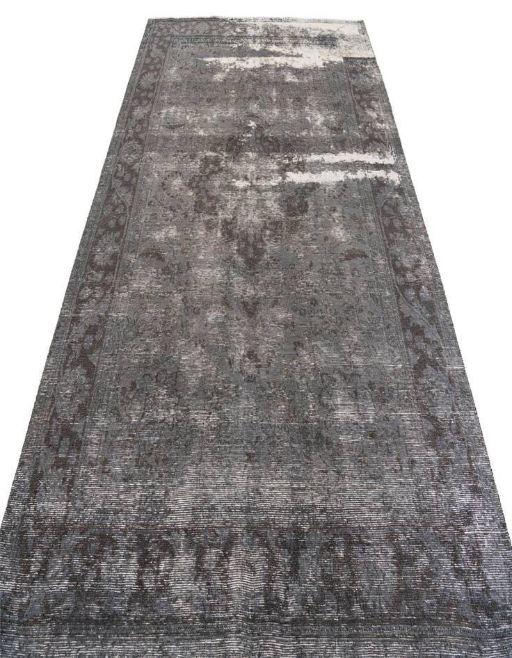 Detail image of  6' 8 x 9' 8  Hand Knotted Ultra Vintage Persian Wool Rug