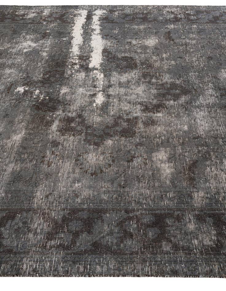 Detail image of  6' 8 x 9' 8  Hand Knotted Ultra Vintage Persian Wool Rug