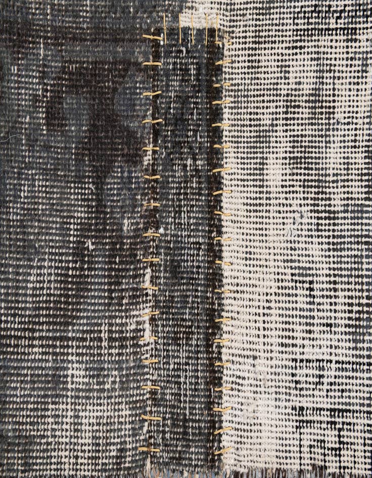 Detail image of  6' 8 x 9' 8  Hand Knotted Ultra Vintage Persian Wool Rug