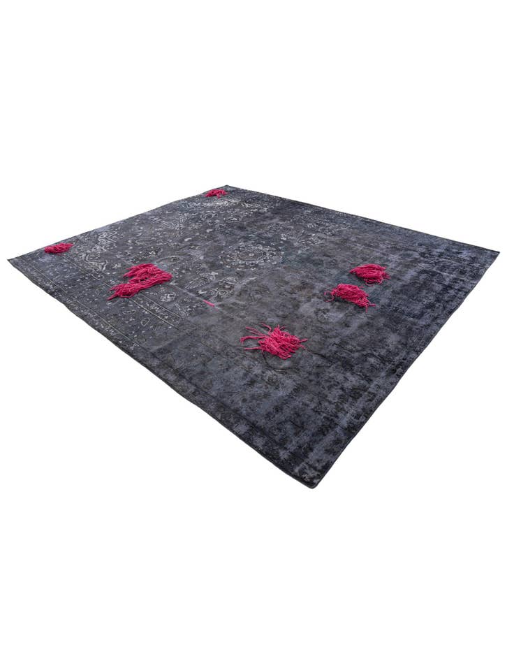 Detail image of  9' 4 x 10' 10  Hand Knotted Ultra Vintage Persian Wool Rug