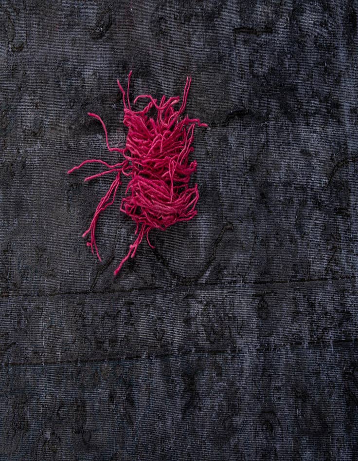 Detail image of  9' 4 x 10' 10  Hand Knotted Ultra Vintage Persian Wool Rug