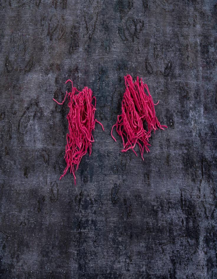 Detail image of  9' 4 x 10' 10  Hand Knotted Ultra Vintage Persian Wool Rug