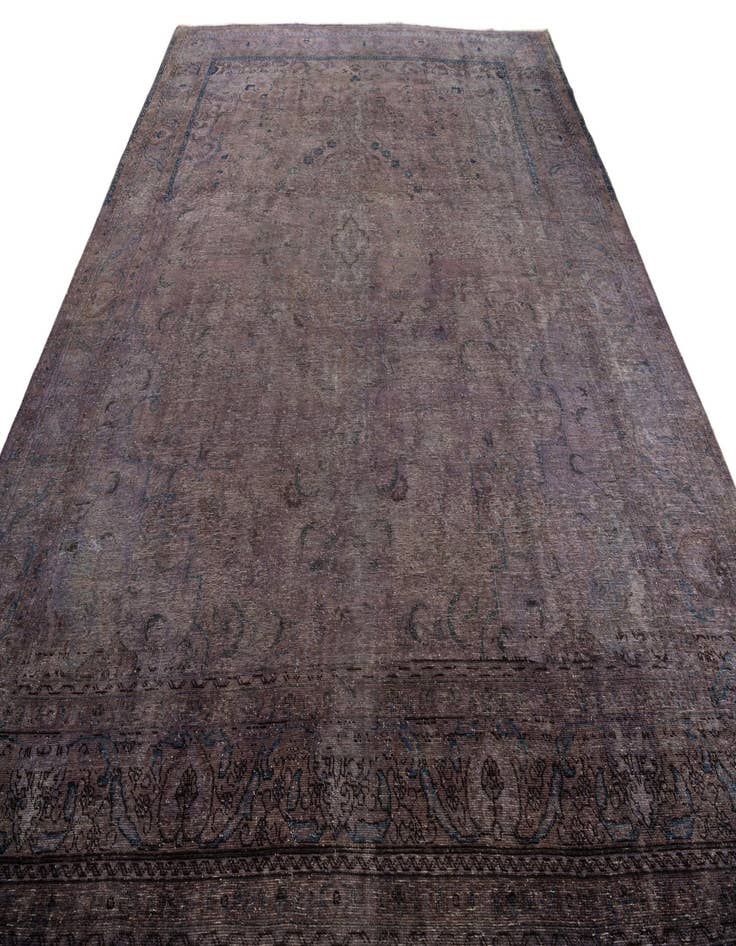 Detail image of  10' x 12' 9  Hand Knotted Ultra Vintage Persian Wool Rug