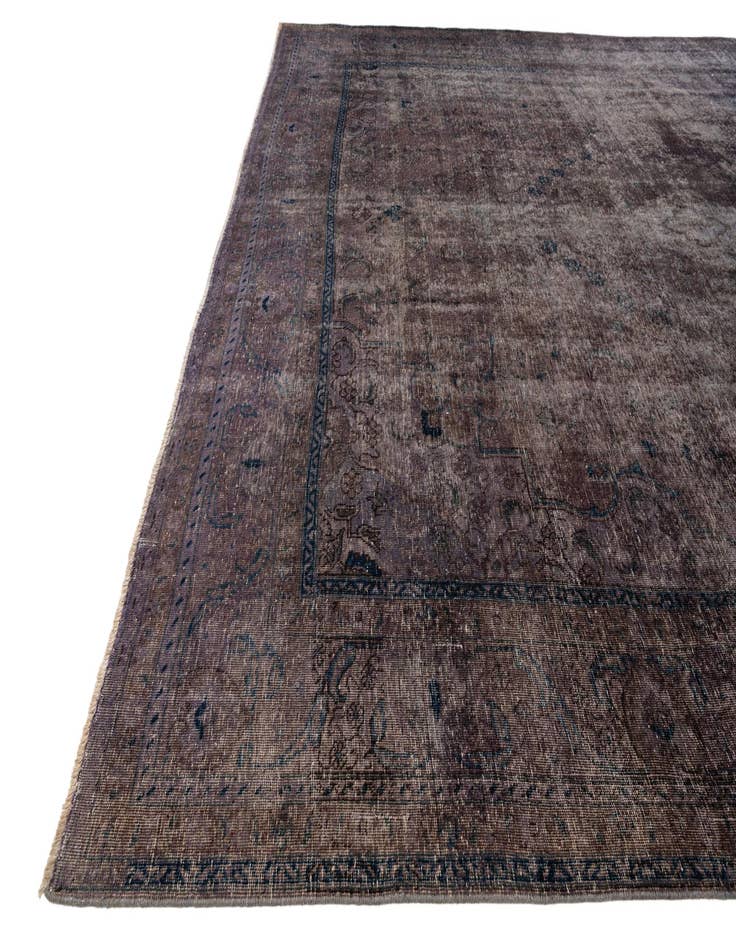 Detail image of  10' x 12' 9  Hand Knotted Ultra Vintage Persian Wool Rug
