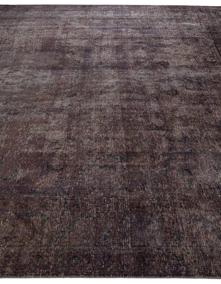 Detail image of  10' x 12' 9  Hand Knotted Ultra Vintage Persian Wool Rug