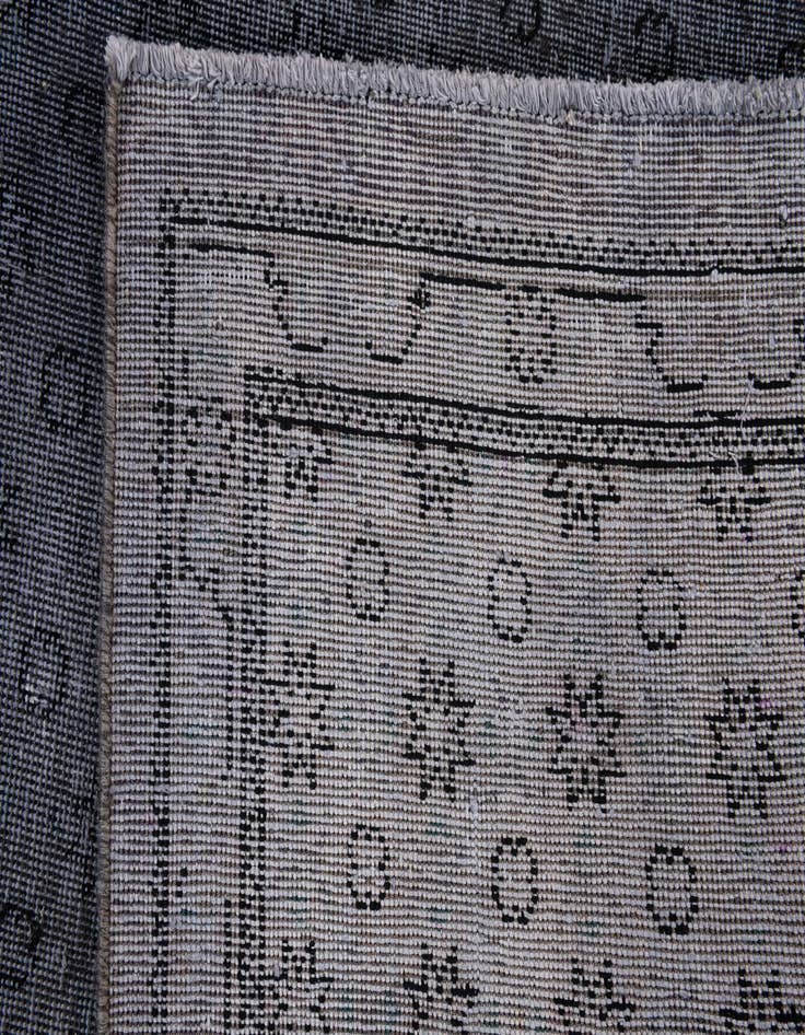 Detail image of  6' 7 x 9' 5  Hand Knotted Ultra Vintage Persian Wool Rug