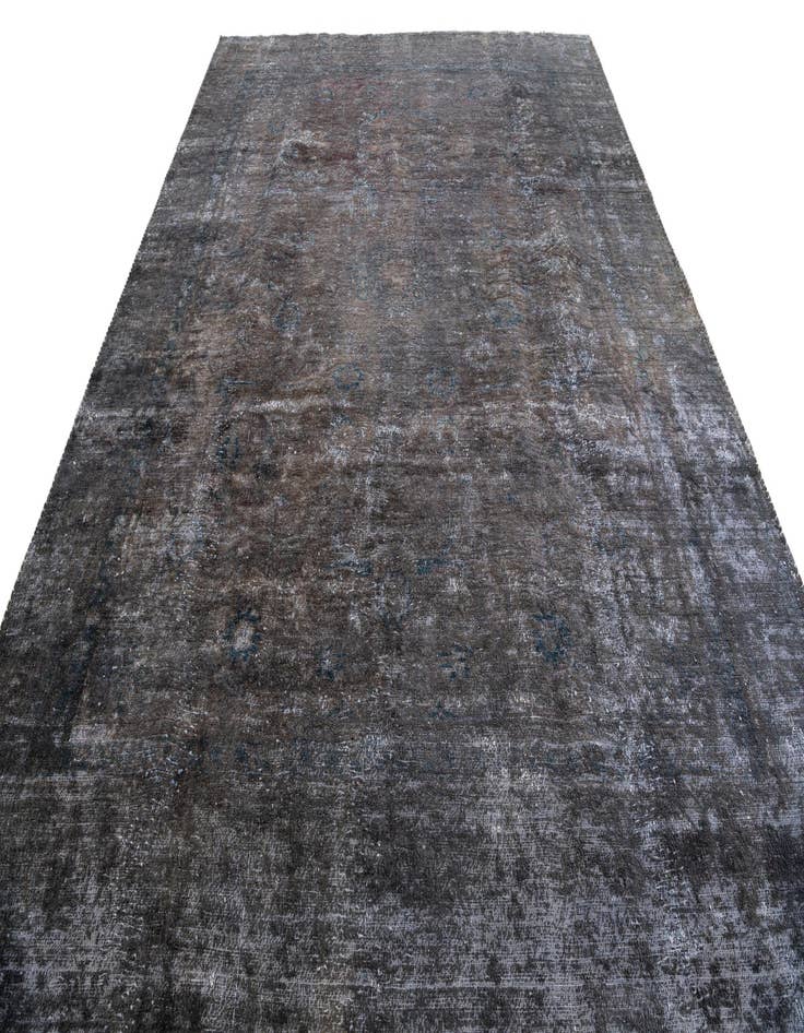 Detail image of  8' 9 x 10' 2  Hand Knotted Ultra Vintage Persian Wool Rug