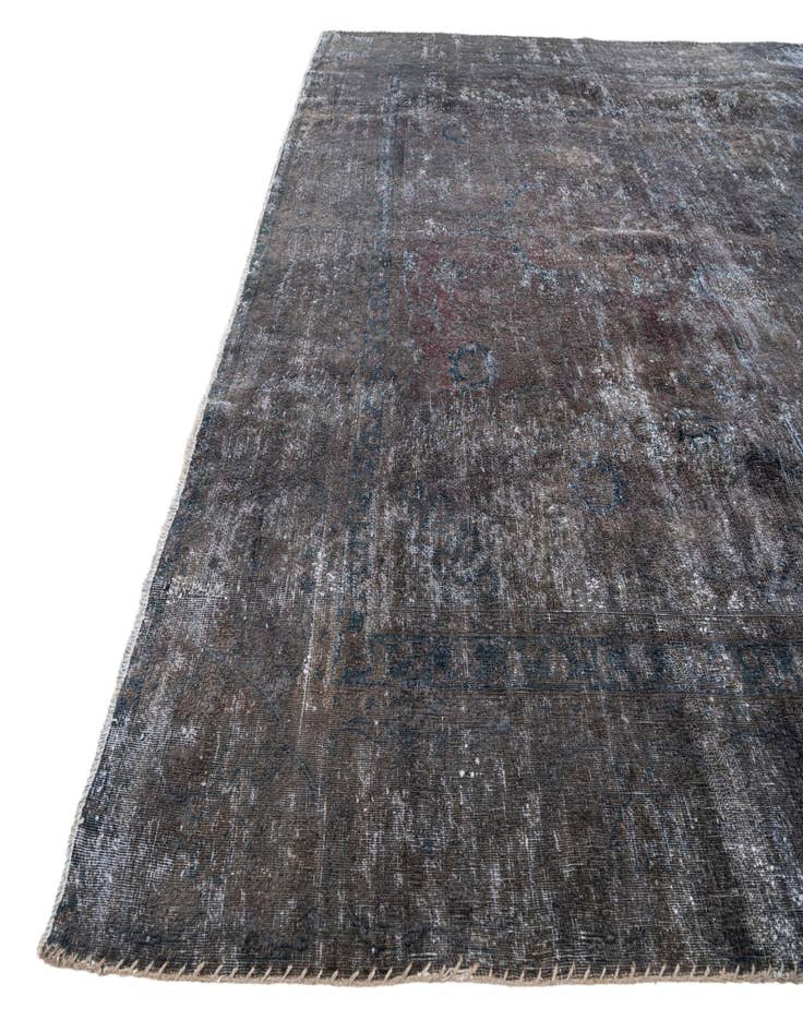 Detail image of  8' 9 x 10' 2  Hand Knotted Ultra Vintage Persian Wool Rug