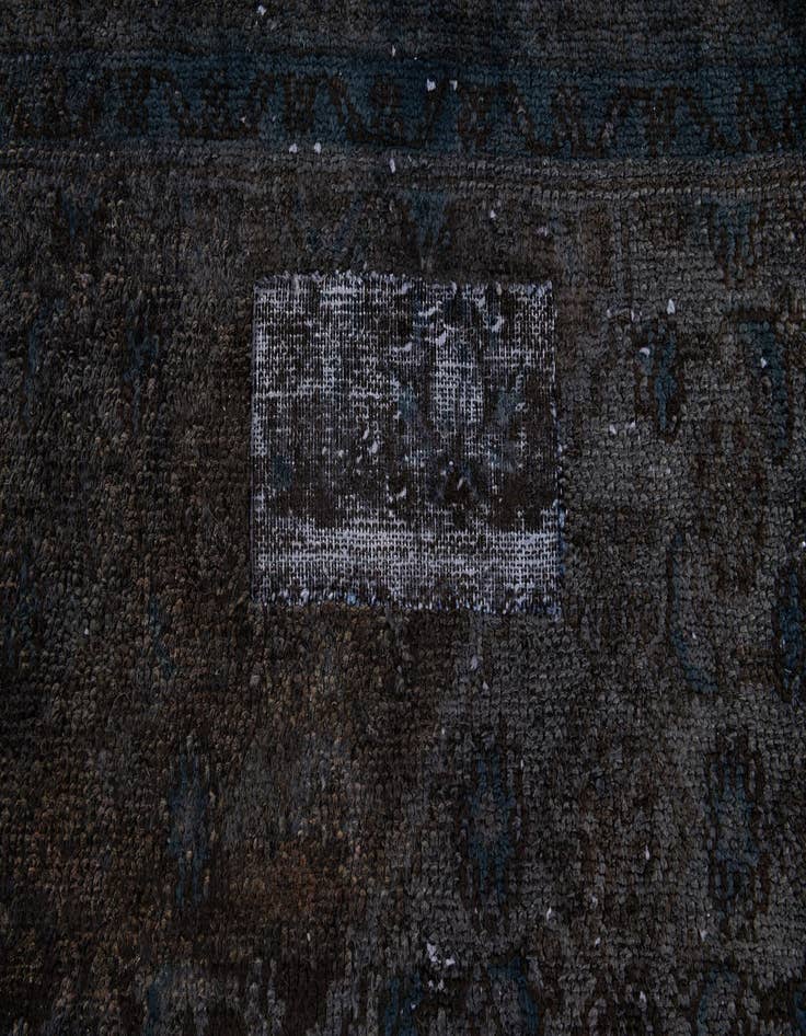 Detail image of  6' 4 x 9' 2  Hand Knotted Ultra Vintage Persian Wool Rug