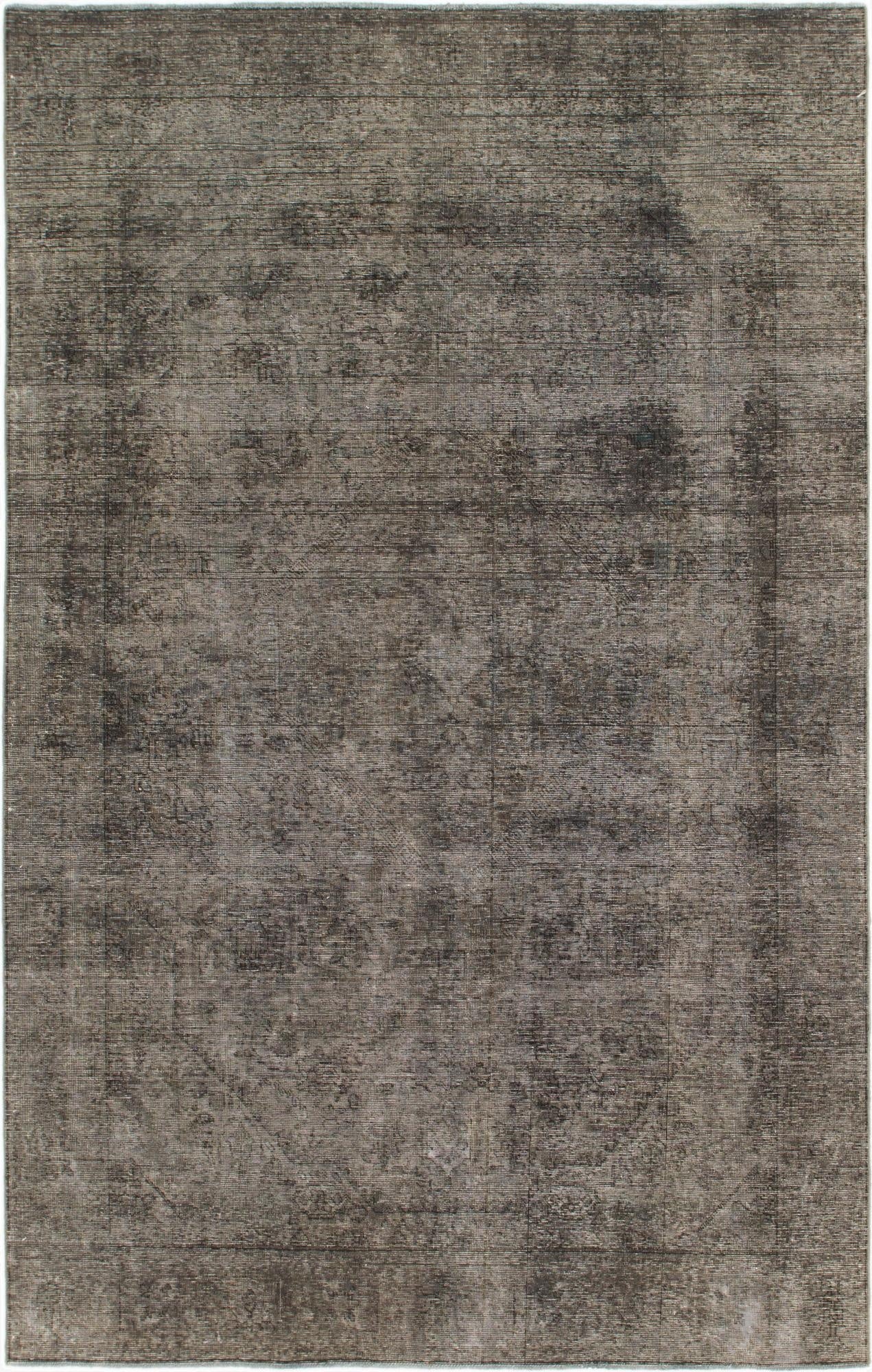  6' 2 x 9' 8  Hand Knotted Ultra Vintage Persian Wool Rug