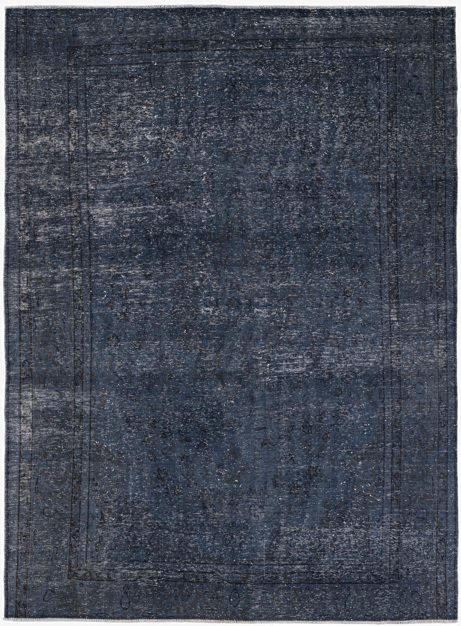  6' 6 x 8' 10  Hand Knotted Ultra Vintage Persian Wool Rug