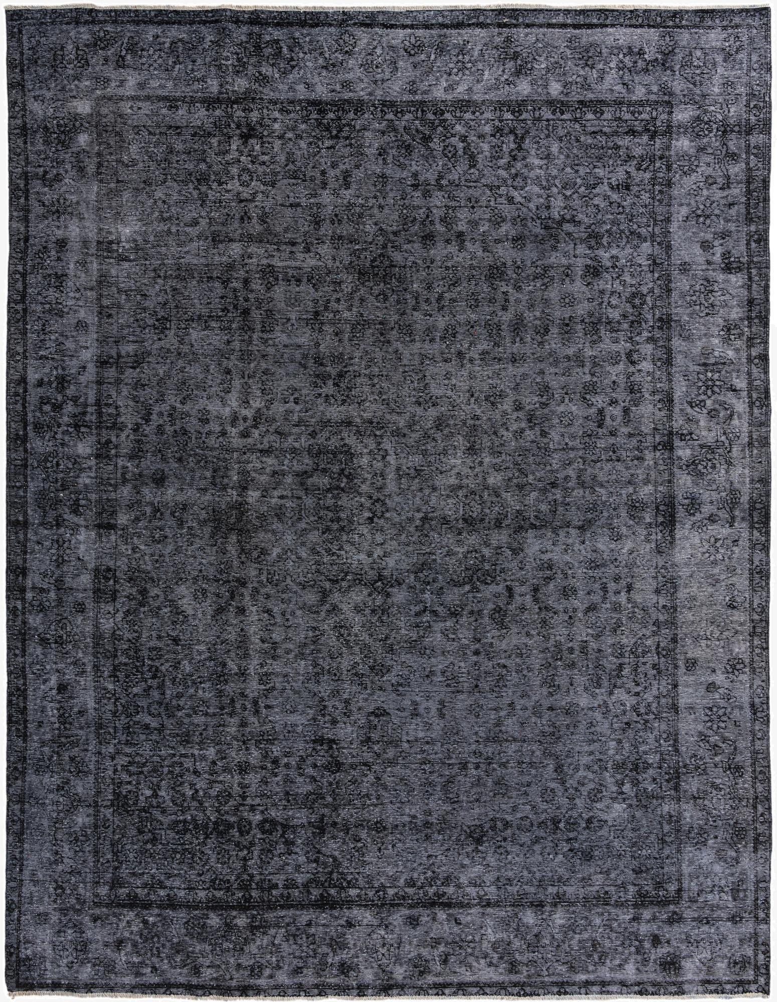  9' 7 x 12' 5  Hand Knotted Ultra Vintage Persian Wool Rug