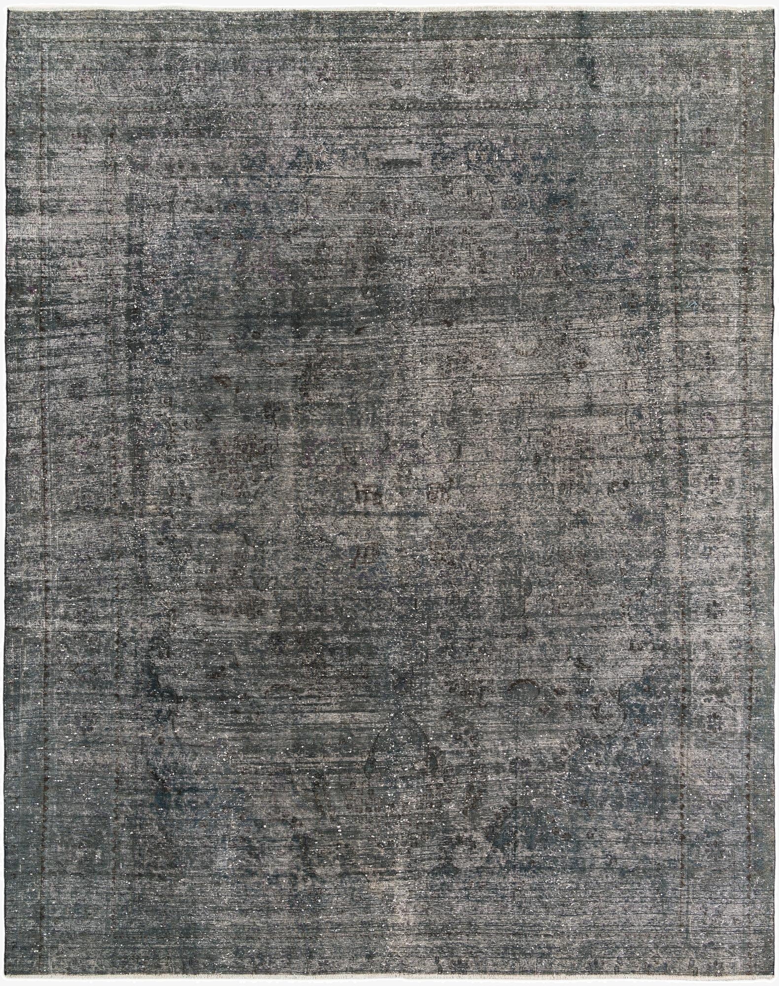  9' 5 x 11' 10  Hand Knotted Ultra Vintage Persian Wool Rug