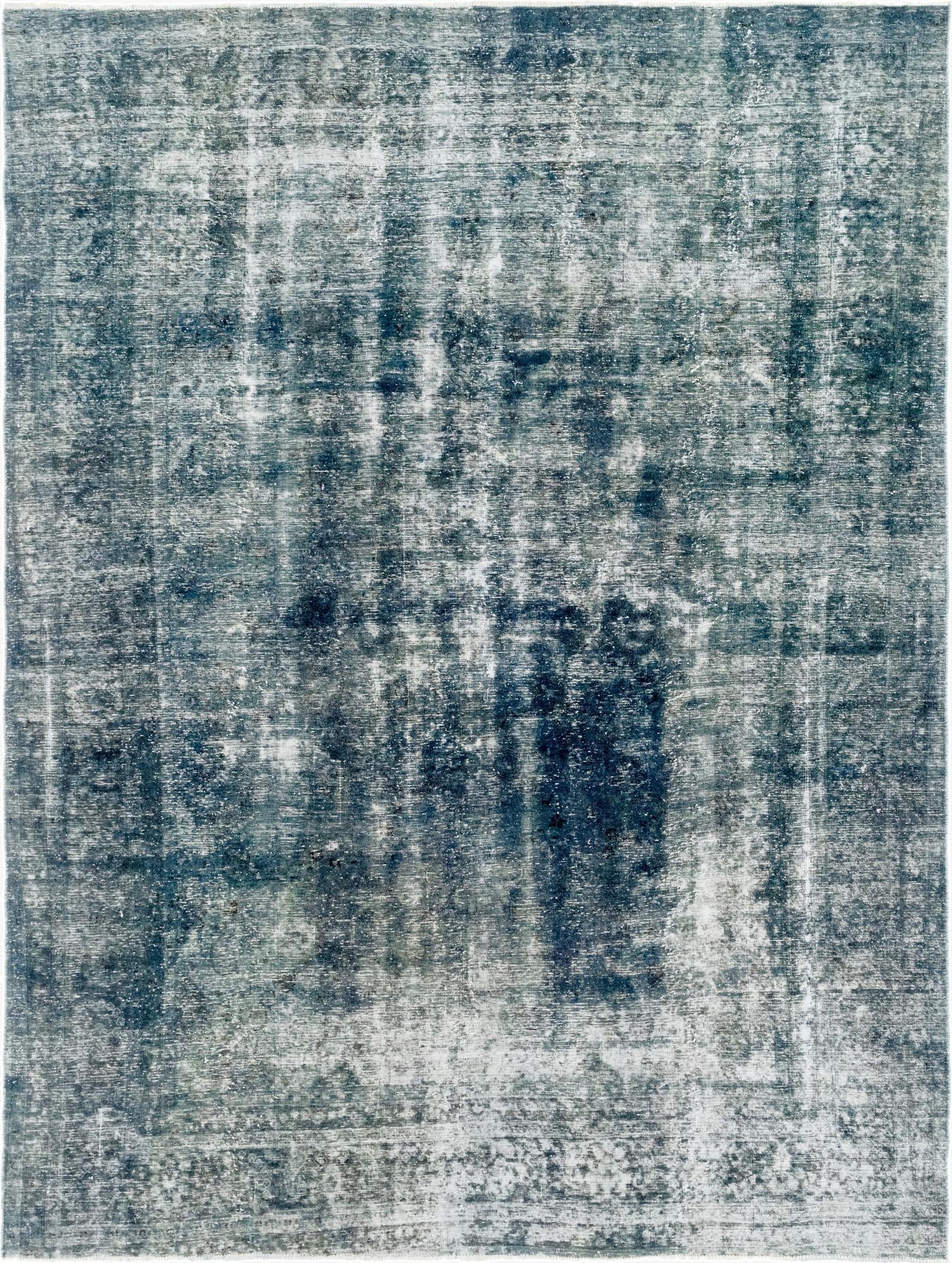  9' 3 x 12' 3  Hand Knotted Ultra Vintage Persian Wool Rug