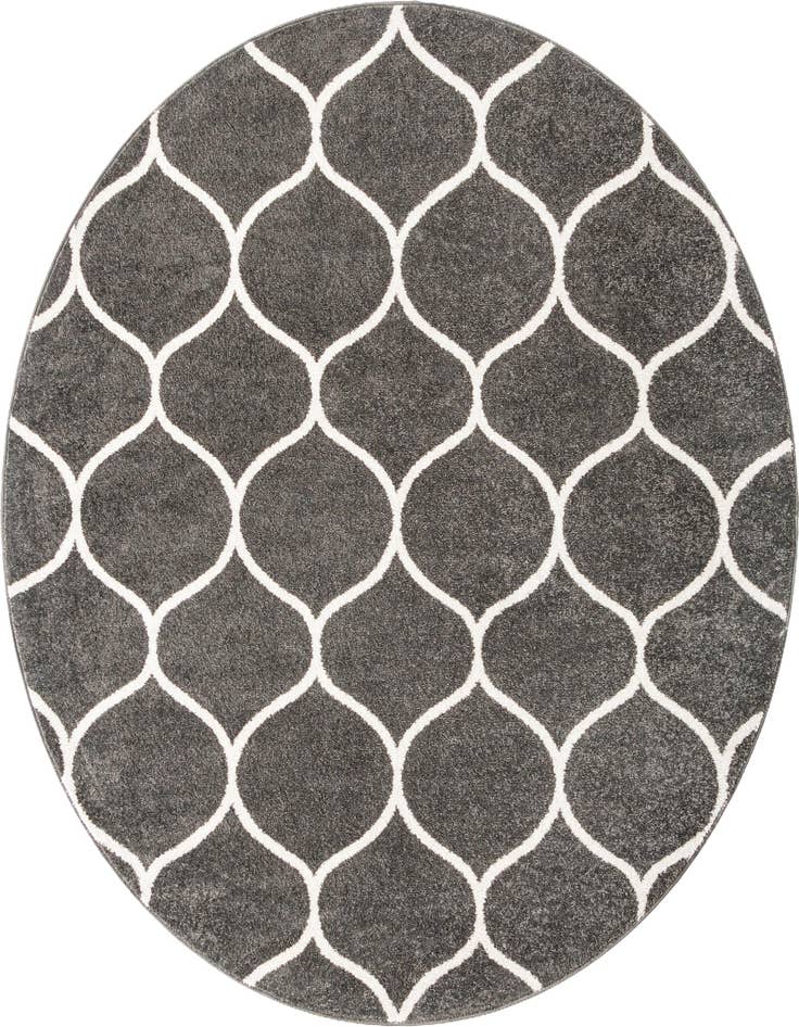 Detail image of  4' x 4' Lattice Frieze Round Rug