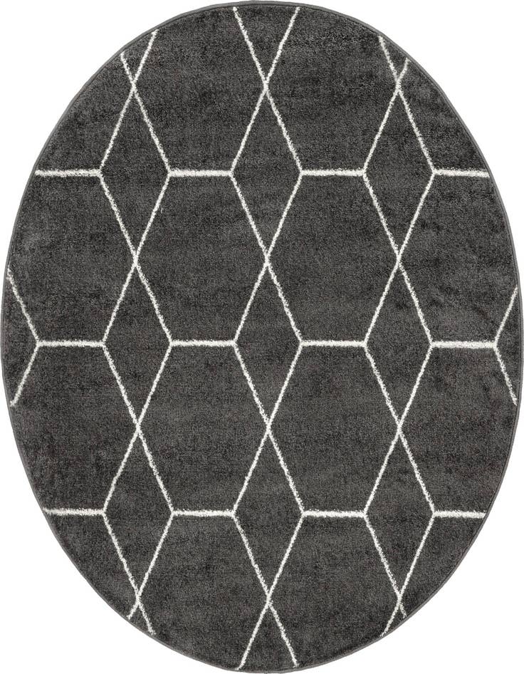 Detail image of  4' x 4' Lattice Frieze Round Rug