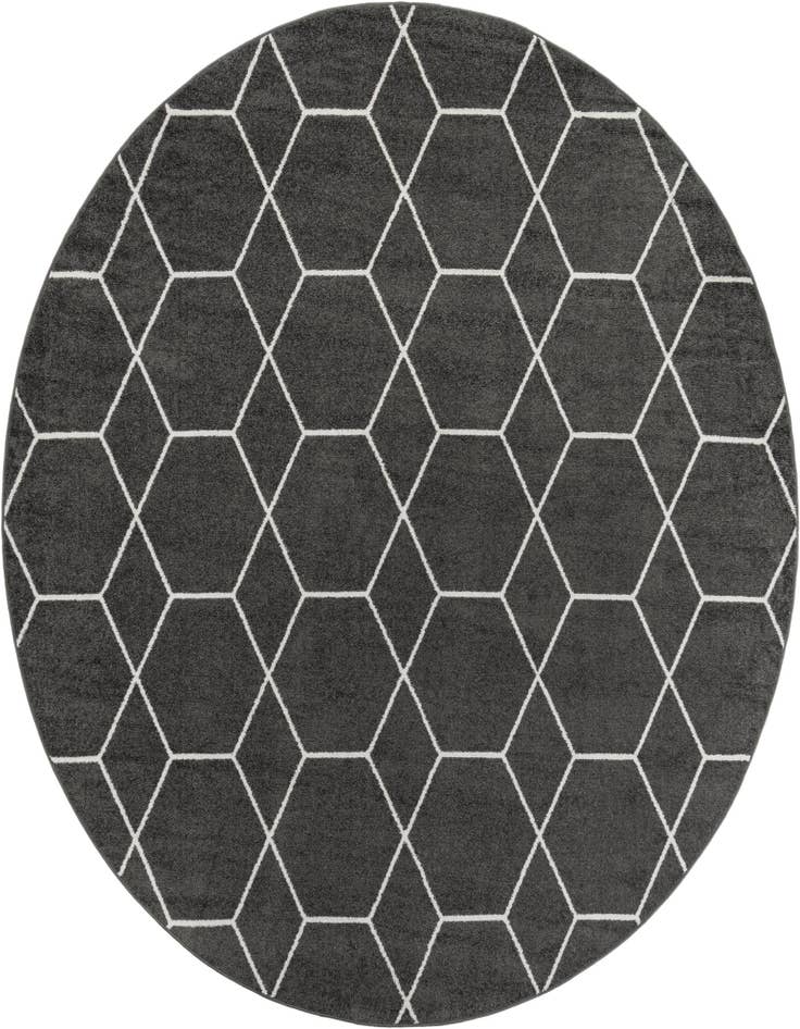 Detail image of  10' x 10' Lattice Frieze Round Rug