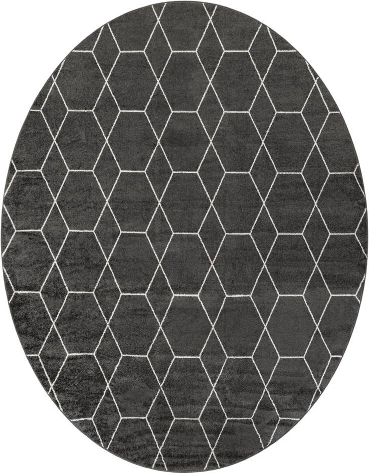 Detail image of  12' x 12' Lattice Frieze Round Rug