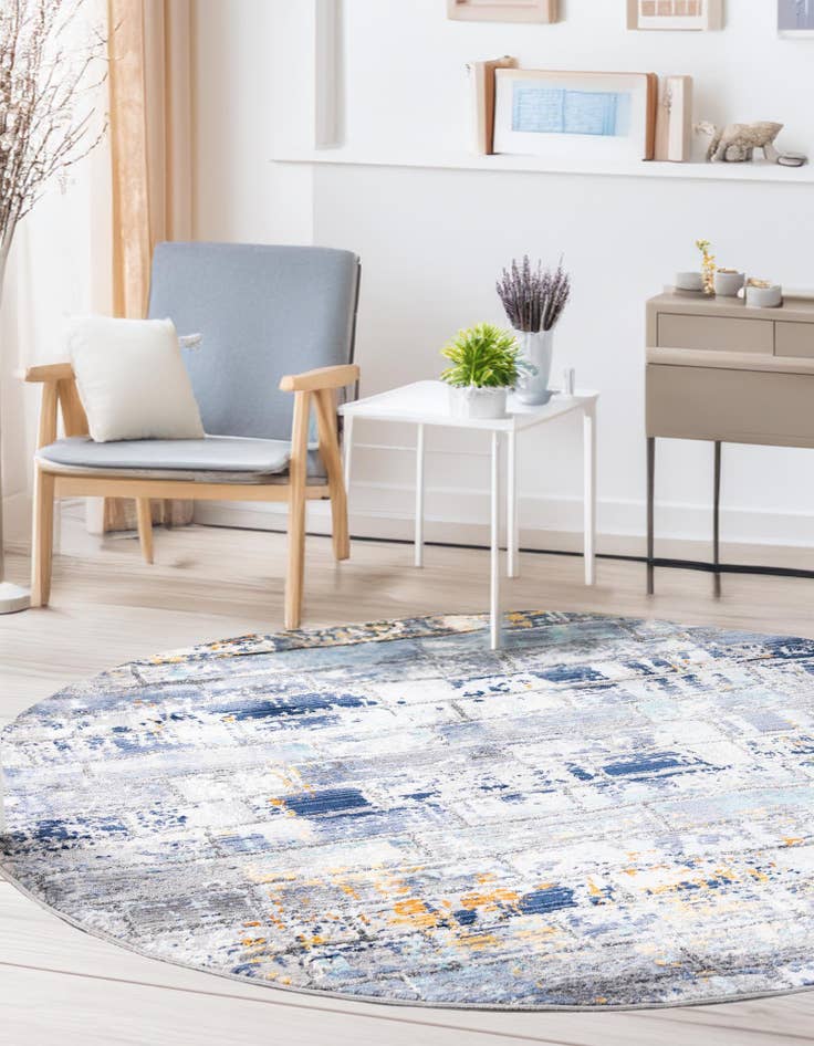 Detail image of  3' 7 x 3' 7 Malibu Round Rug