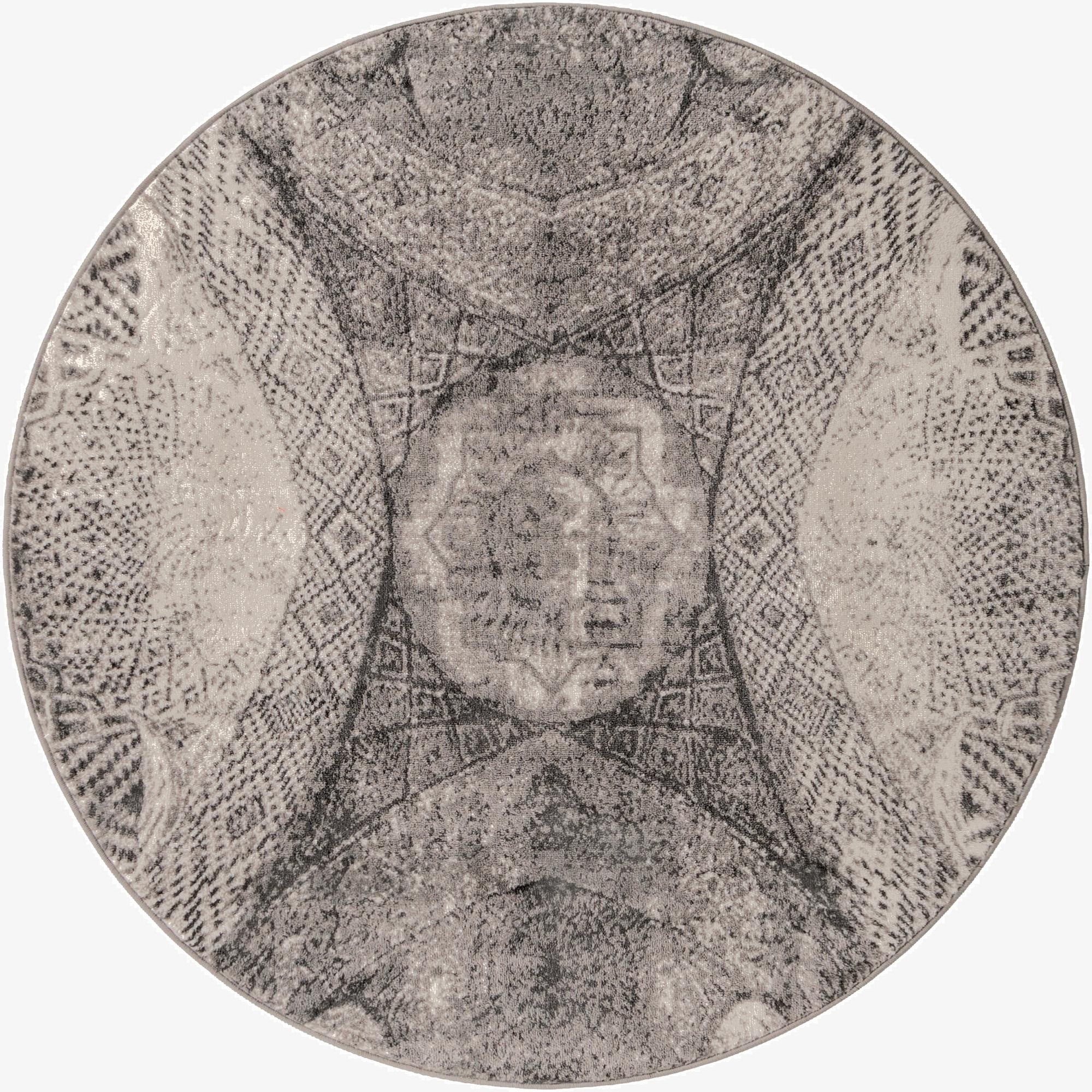  5' 3 x 5' 3 Monte Carlo Round Rug
