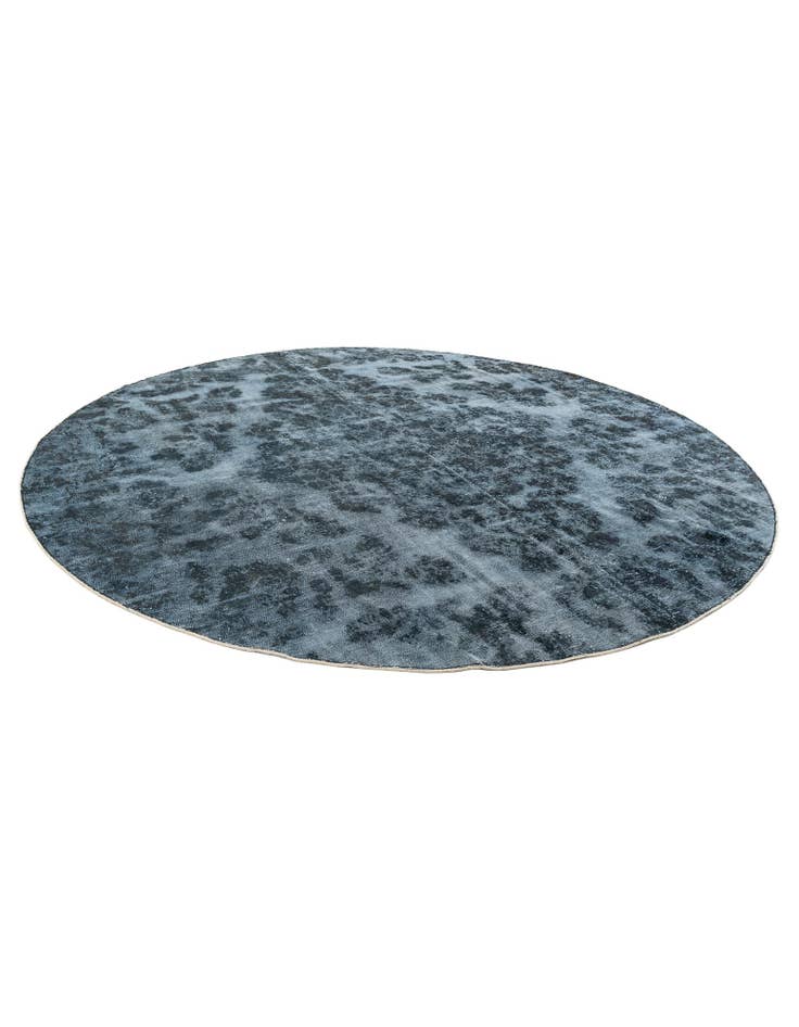 Detail image of  8' 5 x 8' 6  Hand Knotted Ultra Vintage Persian Wool Round Rug