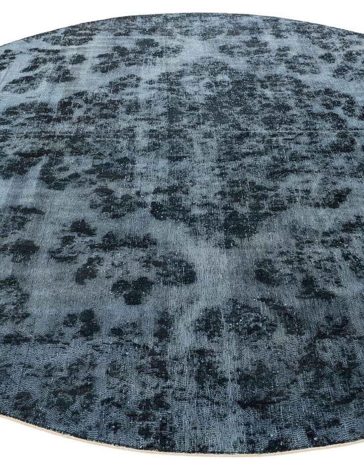 Detail image of  8' 5 x 8' 6  Hand Knotted Ultra Vintage Persian Wool Round Rug