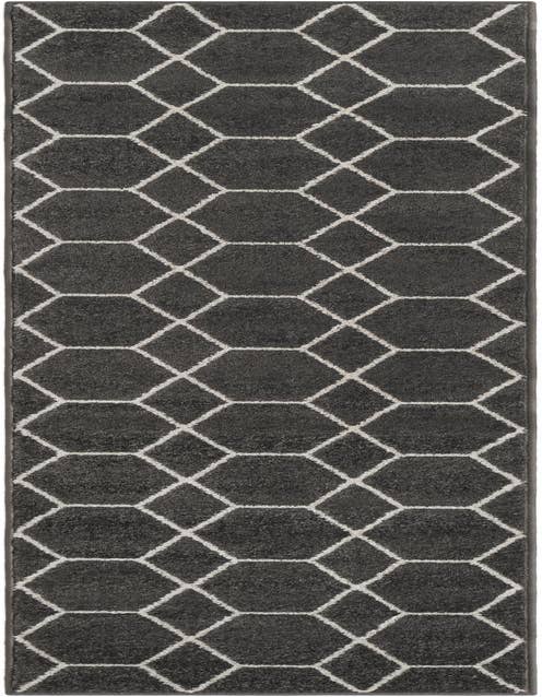 Detail image of  2' x 9' Lattice Frieze Runner Rug