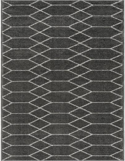 Detail image of  2' x 10' Lattice Frieze Runner Rug