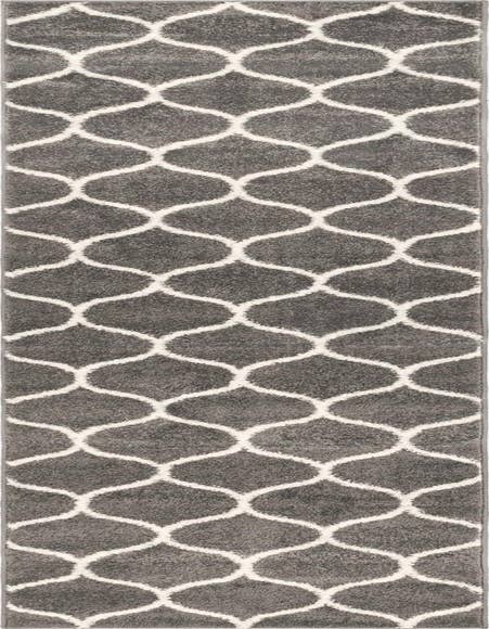 Detail image of  2' x 10' Lattice Frieze Runner Rug